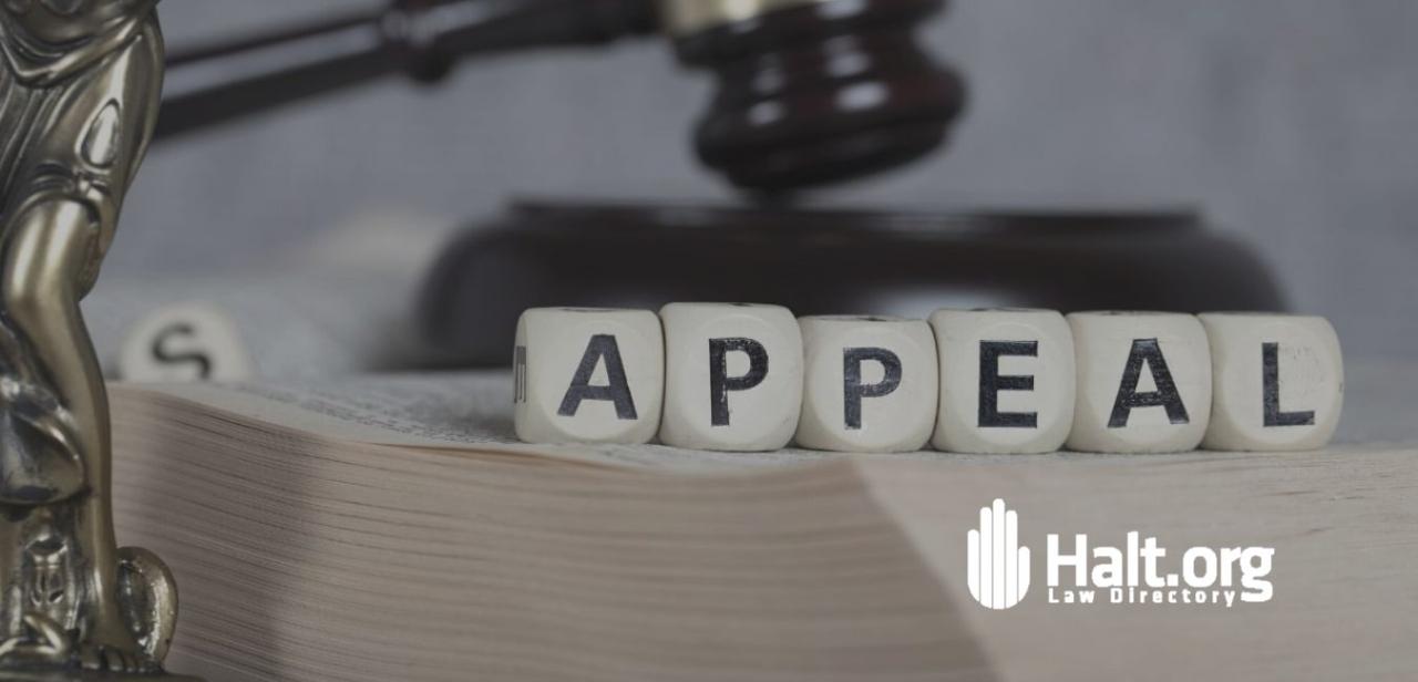How To Appeal A Court Decision Or Ruling